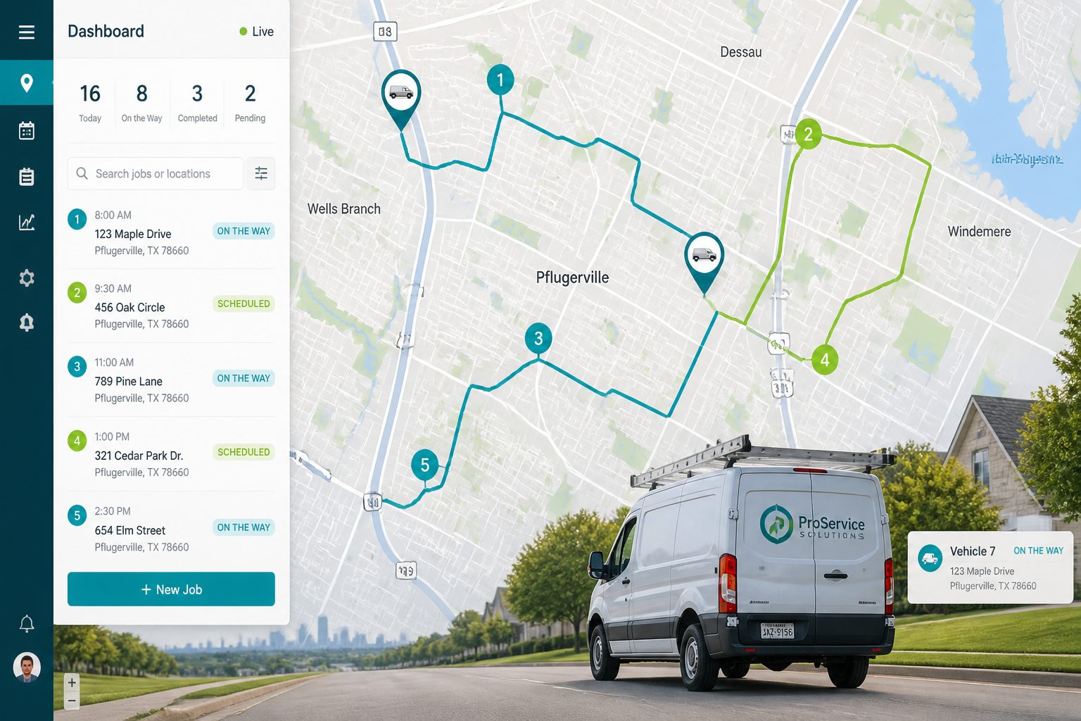 GPS Route Tracking For Service Vans Without Micromanaging